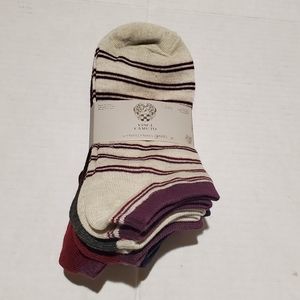 Vince Camuto 6 Pairs of Socks Stripes Solid Colors
